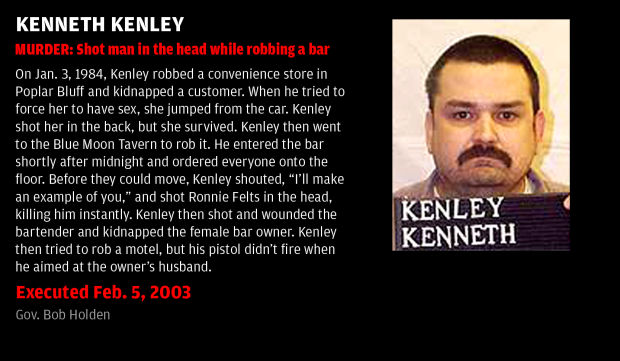 Executed Feb. 5, 2003: Kenneth Kenley